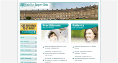 Desktop Screenshot of bathoralsurgeryclinic.co.uk