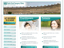 Tablet Screenshot of bathoralsurgeryclinic.co.uk